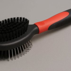 Bristle And Pin Dog Brush Double Sided Pet Grooming Tool For Smoothing Long Short Loose Hair Pets Coat Shine