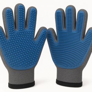 Upgraded Pet Hair Remover Gloves High Density Silicone Grooming Mitts For Efficient Household Deshedding Cleaning Pets 1 Pair