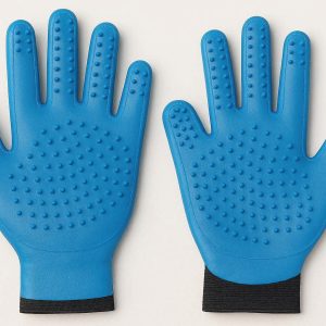 Flexible Rubber Pet Bath Gloves Waterproof Grooming Mitt For Short Haired Dogs Cats Shampoo Massage Washing Cleaning Tools