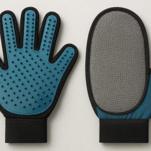Double Sided Pet Grooming Gloves Multi Functional Hair Remover Mitt For Furniture Carpets Clothes Shedding Animal Cleaning